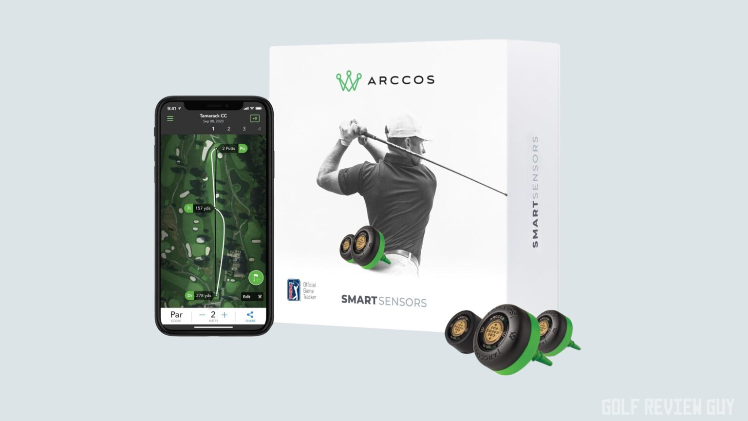 TaylorMade Arccos Caddie Smart Sensors - 14 Golf Club Performance Trackers 3rd Gen