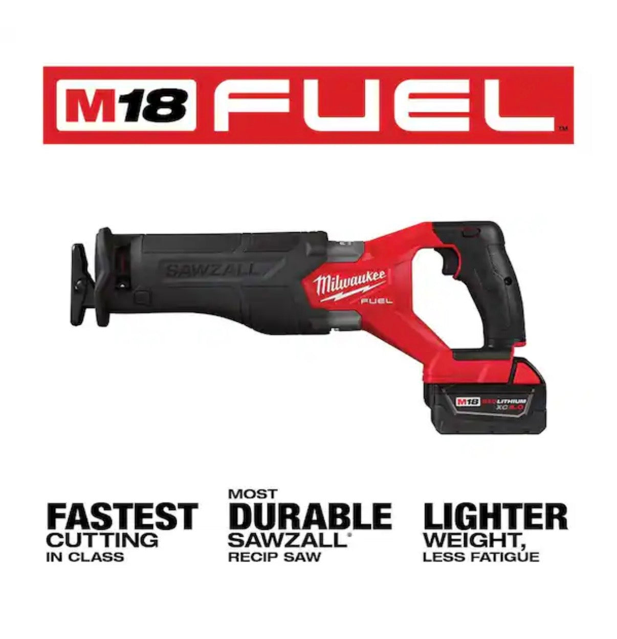 M18 FUEL GEN-2 18V Lithium-Ion Brushless Cordless SAWZALL Reciprocating Saw (Tool-Only)